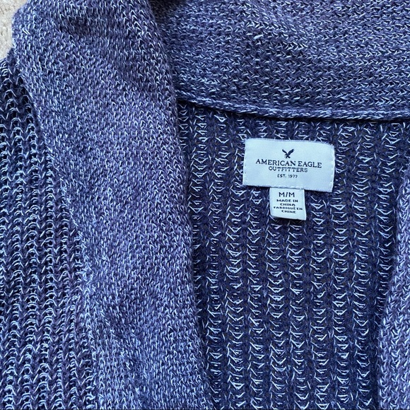 Cozy purple knit sweater blazer - Picture 8 of 8